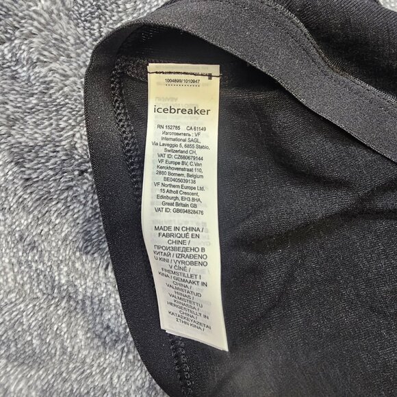 Icebreaker Siren Hipkini Panties womens XS Merino wool black sweat wicking Hike - Picture 7 of 15